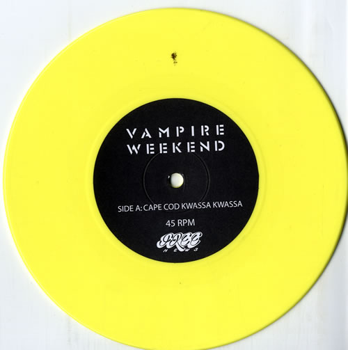 Vampire Weekend Cape Cod Kwassa Kwassa / A-Punk US 7
